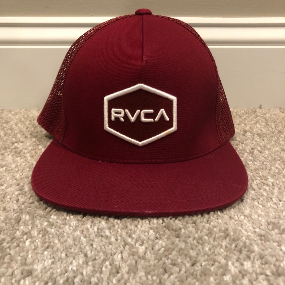 RVCA flat bill hat